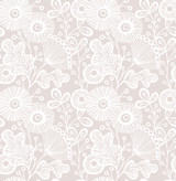A-Street Prints Ana Rose Rose Floral Wallpaper Folklore Covers about 56.4 square feet Great Britain Unpasted 10.4-in repeat, drop match 20.5-in by 33-ft long roll - My Fabric Connection -