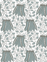A-Street Prints Peas in a Pod Turquoise Garden Wallpaper Folklore Covers about 56.4 square feet Great Britain Unpasted 13.5-in repeat, straight match 20.5-in by 33-ft long roll - My Fabric Connection - A-Street Prints Peas in a Pod Turquoise Garden Wallpaper Folklore Covers about 56.4 square feet Great Britain Unpasted 13.5-in repeat, straight match 20.5-in by 33-ft long roll - My Fabric Connection -
