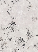 Brewster Misty Grey Distressed Dandelion Wallpaper Fresh Start Kitchen & Bath Covers about 60.8 square feet China Unpasted 12.6-in repeat, drop match 27-in by 27-ft long roll - My Fabric Connection - Brewster Misty Grey Distressed Dandelion Wallpaper Fresh Start Kitchen & Bath Covers about 60.8 square feet China Unpasted 12.6-in repeat, drop match 27-in by 27-ft long roll - My Fabric Connection -