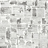 Brewster Underwood Black Newspaper Wallpaper Fresh Start Kitchen & Bath Covers about 56.4 square feet United States Prepasted 20.5-in repeat, drop match 20.5-in by 33-ft long roll - My Fabric Connection - Brewster Underwood Black Newspaper Wallpaper Fresh Start Kitchen & Bath Covers about 56.4 square feet United States Prepasted 20.5-in repeat, drop match 20.5-in by 33-ft long roll - My Fabric Connection -