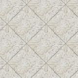 Brewster Brandi Grey Tin Tile Wallpaper Fresh Start Kitchen & Bath Covers about 56.4 square feet United States Prepasted 20.5-in repeat, straight match 20.5-in by 33-ft long roll - My Fabric Connection - Brewster Brandi Grey Tin Tile Wallpaper Fresh Start Kitchen & Bath Covers about 56.4 square feet United States Prepasted 20.5-in repeat, straight match 20.5-in by 33-ft long roll - My Fabric Connection -