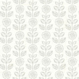 Brewster Dolly Taupe Folk Floral Wallpaper Fresh Start Kitchen & Bath Covers about 56.4 square feet United States Prepasted 20.5-in repeat, straight match 20.5-in by 33-ft long roll - My Fabric Connection - Brewster Dolly Taupe Folk Floral Wallpaper Fresh Start Kitchen & Bath Covers about 56.4 square feet United States Prepasted 20.5-in repeat, straight match 20.5-in by 33-ft long roll - My Fabric Connection -