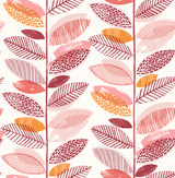 Brewster Nyssa Coral Leaves Wallpaper Fresh Start Kitchen & Bath Covers about 56.4 square feet Great Britain Unpasted 20.9-in repeat, straight match 20.5-in by 33-ft long roll - My Fabric Connection - Brewster Nyssa Coral Leaves Wallpaper Fresh Start Kitchen & Bath Covers about 56.4 square feet Great Britain Unpasted 20.9-in repeat, straight match 20.5-in by 33-ft long roll - My Fabric Connection -