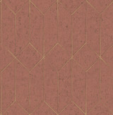 Advantage Hayden Raspberry Concrete Trellis Wallpaper Fusion Covers about 56.4 square feet Great Britain Unpasted 20.9-in repeat, straight match 20.5-in by 33-ft long roll - My Fabric Connection -