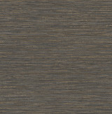Advantage Alton Black Faux Grasscloth Wallpaper Fusion Covers about 56.4 square feet Great Britain Unpasted 20.9-in repeat, straight match 20.5-in by 33-ft long roll - My Fabric Connection -