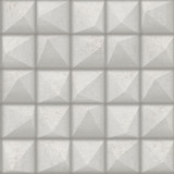 Advantage Dax Grey 3D Geometric Wallpaper Geo & Textures Covers about 57.5 square feet France Unpasted 8.3-in repeat, drop match 20.9-in by 33-ft long roll - My Fabric Connection -