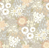 A-Street Prints Karina Pastel Wildflower Garden Wallpaper Hannah Covers about 56.4 square feet Great Britain Unpasted 20.9-in repeat, straight match 20.5-in by 33-ft long roll - My Fabric Connection - A-Street Prints Karina Pastel Wildflower Garden Wallpaper Hannah Covers about 56.4 square feet Great Britain Unpasted 20.9-in repeat, straight match 20.5-in by 33-ft long roll - My Fabric Connection -