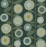 A-Street Prints Sisu Evergreen Floral Geometric Wallpaper Hannah Covers about 56.4 square feet Great Britain Unpasted 20.9-in repeat, straight match 20.5-in by 33-ft long roll - My Fabric Connection - A-Street Prints Sisu Evergreen Floral Geometric Wallpaper Hannah Covers about 56.4 square feet Great Britain Unpasted 20.9-in repeat, straight match 20.5-in by 33-ft long roll - My Fabric Connection -