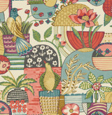 A-Street Prints Fika Plum Blissful Birds & Blooms Wallpaper Hannah Covers about 56.4 square feet Great Britain Unpasted 20.9-in repeat, drop match 20.5-in by 33-ft long roll - My Fabric Connection - A-Street Prints Fika Plum Blissful Birds & Blooms Wallpaper Hannah Covers about 56.4 square feet Great Britain Unpasted 20.9-in repeat, drop match 20.5-in by 33-ft long roll - My Fabric Connection -