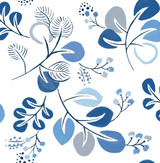 A-Street Prints Jonah Blue Leaf Trail Wallpaper Hannah Covers about 56.4 square feet Great Britain Unpasted 20.9-in repeat, drop match 20.5-in by 33-ft long roll - My Fabric Connection - A-Street Prints Jonah Blue Leaf Trail Wallpaper Hannah Covers about 56.4 square feet Great Britain Unpasted 20.9-in repeat, drop match 20.5-in by 33-ft long roll - My Fabric Connection -