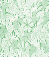 A-Street Prints Bannon Green Leaves Wallpaper Happy Covers about 56.4 square feet Great Britain Unpasted 24-in repeat, straight match 20.5-in by 33-ft long roll - My Fabric Connection - A-Street Prints Bannon Green Leaves Wallpaper Happy Covers about 56.4 square feet Great Britain Unpasted 24-in repeat, straight match 20.5-in by 33-ft long roll - My Fabric Connection -