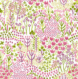 A-Street Prints Chilton Pink Wildflowers Wallpaper Happy Covers about 56.4 square feet Great Britain Unpasted 20.9-in repeat, straight match 20.5-in by 33-ft long roll - My Fabric Connection - A-Street Prints Chilton Pink Wildflowers Wallpaper Happy Covers about 56.4 square feet Great Britain Unpasted 20.9-in repeat, straight match 20.5-in by 33-ft long roll - My Fabric Connection -
