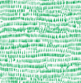 A-Street Prints Runes Green Brushstrokes Wallpaper Happy Covers about 56.4 square feet Great Britain Unpasted 20.9-in repeat, drop match 20.5-in by 33-ft long roll - My Fabric Connection -