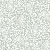 Chesapeake Parliament Seafoam Owl Wallpaper Homestead Covers about 56.4 square feet United States Prepasted 20.5-in repeat, straight match 20.5-in by 33-ft long roll - My Fabric Connection - Chesapeake Parliament Seafoam Owl Wallpaper Homestead Covers about 56.4 square feet United States Prepasted 20.5-in repeat, straight match 20.5-in by 33-ft long roll - My Fabric Connection -