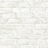 Chesapeake Arlington White Brick Wallpaper Homestead Covers about 56.4 square feet United States Prepasted 20.5-in repeat, straight match 20.5-in by 33-ft long roll - My Fabric Connection - Chesapeake Arlington White Brick Wallpaper Homestead Covers about 56.4 square feet United States Prepasted 20.5-in repeat, straight match 20.5-in by 33-ft long roll - My Fabric Connection -