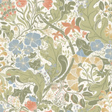 A-Street Prints Elise Cream Nouveau Gardens Wallpaper Ingrid Covers about 57.5 square feet Sweden Unpasted 20.9-in repeat, half drop match 20.9-in by 33-ft long roll - My Fabric Connection - A-Street Prints Elise Cream Nouveau Gardens Wallpaper Ingrid Covers about 57.5 square feet Sweden Unpasted 20.9-in repeat, half drop match 20.9-in by 33-ft long roll - My Fabric Connection -