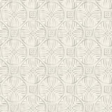 Chesapeake Sandee Grey Medallion Wallpaper Kinfolk Covers about 56.4 square feet United States Prepasted 6.83-in repeat, straight match 20.5-in by 33-ft long roll - My Fabric Connection -