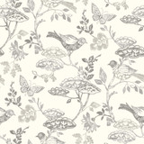 Chesapeake Malmo Black Trail Wallpaper Kinfolk Covers about 56.4 square feet United States Prepasted 20.5-in repeat, straight match 20.5-in by 33-ft long roll - My Fabric Connection -