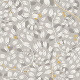 A-Street Prints Kirke Grey Leafy Vines Wallpaper Lina Covers about 57.5 square feet Sweden Unpasted 20.9-in repeat, half drop match 20.9-in by 33-ft long roll - My Fabric Connection - A-Street Prints Kirke Grey Leafy Vines Wallpaper Lina Covers about 57.5 square feet Sweden Unpasted 20.9-in repeat, half drop match 20.9-in by 33-ft long roll - My Fabric Connection -