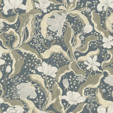 A-Street Prints Bodri Blue Tulip Garden Wallpaper Lina Covers about 57.5 square feet Sweden Unpasted 20.9-in repeat, half drop match 20.9-in by 33-ft long roll - My Fabric Connection - A-Street Prints Bodri Blue Tulip Garden Wallpaper Lina Covers about 57.5 square feet Sweden Unpasted 20.9-in repeat, half drop match 20.9-in by 33-ft long roll - My Fabric Connection -