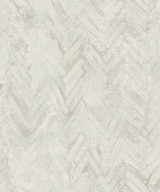 A-Street Prints Amesemi Off White Distressed Herringbone Wallpaper Lumina Covers about 57.8 square feet China Unpasted 12.6-in repeat, drop match 21-in by 33-ft long roll - My Fabric Connection -