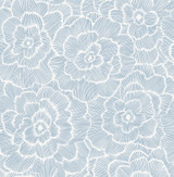 A-Street Prints Periwinkle Blue Textured Floral Wallpaper Pacifica Covers about 56.4 square feet Great Britain Unpasted 10.4-in repeat, drop match 20.5-in by 33-ft long roll - My Fabric Connection - A-Street Prints Periwinkle Blue Textured Floral Wallpaper Pacifica Covers about 56.4 square feet Great Britain Unpasted 10.4-in repeat, drop match 20.5-in by 33-ft long roll - My Fabric Connection -