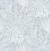 A-Street Prints Vita Blue Botanical Wallpaper Middleton Covers about 56.4 square feet Great Britain Unpasted 20.9-in repeat, straight match 20.5-in by 33-ft long roll - My Fabric Connection - A-Street Prints Vita Blue Botanical Wallpaper Middleton Covers about 56.4 square feet Great Britain Unpasted 20.9-in repeat, straight match 20.5-in by 33-ft long roll - My Fabric Connection -