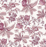 A-Street Prints Cecilia Purple Fruit Wallpaper Middleton Covers about 56.4 square feet Great Britain Unpasted 20.9-in repeat, straight match 20.5-in by 33-ft long roll - My Fabric Connection - A-Street Prints Cecilia Purple Fruit Wallpaper Middleton Covers about 56.4 square feet Great Britain Unpasted 20.9-in repeat, straight match 20.5-in by 33-ft long roll - My Fabric Connection -
