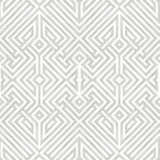A-Street Prints Lyon Silver Geometric Key Wallpaper Middleton Covers about 56.4 square feet Great Britain Unpasted 20.9-in repeat, straight match 20.5-in by 33-ft long roll - My Fabric Connection - A-Street Prints Lyon Silver Geometric Key Wallpaper Middleton Covers about 56.4 square feet Great Britain Unpasted 20.9-in repeat, straight match 20.5-in by 33-ft long roll - My Fabric Connection -