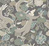 A-Street Prints Yanci Stone Dragon Wallpaper Middleton Covers about 60.8 square feet United States Unpasted 25.25-in repeat, straight match 27-in by 27-ft long roll - My Fabric Connection - A-Street Prints Yanci Stone Dragon Wallpaper Middleton Covers about 60.8 square feet United States Unpasted 25.25-in repeat, straight match 27-in by 27-ft long roll - My Fabric Connection -