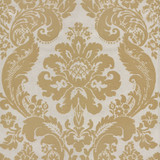 A-Street Prints Shadow Khaki Flocked Damask Wallpaper Moonlight Covers about 56.4 square feet Great Britain Unpasted 21-in repeat, straight match 20.5-in by 33-ft long roll - My Fabric Connection - A-Street Prints Shadow Khaki Flocked Damask Wallpaper Moonlight Covers about 56.4 square feet Great Britain Unpasted 21-in repeat, straight match 20.5-in by 33-ft long roll - My Fabric Connection -