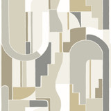 A-Street Prints Odele Honey Geometric Archways Wallpaper Mylos Covers about 56.4 square feet United States Unpasted 20.5-in repeat, straight match 20.5-in by 33-ft long roll - My Fabric Connection - A-Street Prints Odele Honey Geometric Archways Wallpaper Mylos Covers about 56.4 square feet United States Unpasted 20.5-in repeat, straight match 20.5-in by 33-ft long roll - My Fabric Connection -