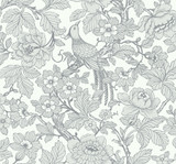 A-Street Prints Beaufort Light Grey Peony Chinoiserie Wallpaper Newport Covers about 60.8 square feet United States Unpasted 25.2-in repeat, half drop match 27-in by 27-ft long roll - My Fabric Connection - A-Street Prints Beaufort Light Grey Peony Chinoiserie Wallpaper Newport Covers about 60.8 square feet United States Unpasted 25.2-in repeat, half drop match 27-in by 27-ft long roll - My Fabric Connection -