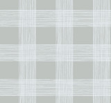 A-Street Prints Scarborough Grey Striated Plaid Wallpaper Newport Covers about 60.8 square feet United States Unpasted 25.2-in repeat, straight match 27-in by 27-ft long roll - My Fabric Connection - A-Street Prints Scarborough Grey Striated Plaid Wallpaper Newport Covers about 60.8 square feet United States Unpasted 25.2-in repeat, straight match 27-in by 27-ft long roll - My Fabric Connection -