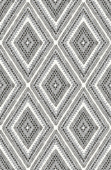 A-Street Prints Zaya Black Tribal Diamonds Wallpaper Pacifica Covers about 56.4 square feet Great Britain Unpasted 20.8-in repeat, drop match 20.5-in by 33-ft long roll - My Fabric Connection - A-Street Prints Zaya Black Tribal Diamonds Wallpaper Pacifica Covers about 56.4 square feet Great Britain Unpasted 20.8-in repeat, drop match 20.5-in by 33-ft long roll - My Fabric Connection -