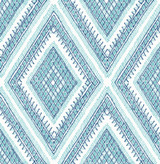 A-Street Prints Zaya Blue Tribal Diamonds Wallpaper Pacifica Covers about 56.4 square feet Great Britain Unpasted 20.8-in repeat, drop match 20.5-in by 33-ft long roll - My Fabric Connection - A-Street Prints Zaya Blue Tribal Diamonds Wallpaper Pacifica Covers about 56.4 square feet Great Britain Unpasted 20.8-in repeat, drop match 20.5-in by 33-ft long roll - My Fabric Connection -