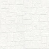 Brewster Gaffrey White Stone Paintable Wallpaper PaintWorks Covers about 57.5 square feet Germany Unpasted 25.2-in repeat, drop match 20.9-in by 33-ft long roll - My Fabric Connection - Brewster Gaffrey White Stone Paintable Wallpaper PaintWorks Covers about 57.5 square feet Germany Unpasted 25.2-in repeat, drop match 20.9-in by 33-ft long roll - My Fabric Connection -