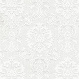 Brewster Plouf White Damask Paintable Wallpaper PaintWorks Covers about 57.5 square feet Germany Prepasted 12.5-in repeat, straight match 20.9-in by 33-ft long roll - My Fabric Connection - Brewster Plouf White Damask Paintable Wallpaper PaintWorks Covers about 57.5 square feet Germany Prepasted 12.5-in repeat, straight match 20.9-in by 33-ft long roll - My Fabric Connection -
