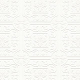 Brewster Ibold White Tin Ceiling Scroll Paintable Wallpaper PaintWorks Covers about 57.5 square feet Germany Prepasted 6.25-in repeat, straight match 20.9-in by 33-ft long roll - My Fabric Connection - Brewster Ibold White Tin Ceiling Scroll Paintable Wallpaper PaintWorks Covers about 57.5 square feet Germany Prepasted 6.25-in repeat, straight match 20.9-in by 33-ft long roll - My Fabric Connection -