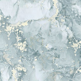 Advantage Grandin Light Blue Marbled Wallpaper Perfect Plains Covers about 57.5 square feet China Unpasted 20.86-in repeat, straight match 20.9-in by 33-ft long roll - My Fabric Connection -