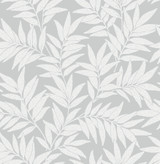 A-Street Prints Morris Light Grey Leaf Wallpaper Revival Covers about 56.4 square feet Great Britain Unpasted 20.9-in repeat, straight match 20.5-in by 33-ft long roll - My Fabric Connection - A-Street Prints Morris Light Grey Leaf Wallpaper Revival Covers about 56.4 square feet Great Britain Unpasted 20.9-in repeat, straight match 20.5-in by 33-ft long roll - My Fabric Connection -