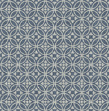 A-Street Prints Larsson Indigo Ogee Wallpaper Revival Covers about 56.4 square feet Great Britain Unpasted 20.9-in repeat, straight match 20.5-in by 33-ft long roll - My Fabric Connection - A-Street Prints Larsson Indigo Ogee Wallpaper Revival Covers about 56.4 square feet Great Britain Unpasted 20.9-in repeat, straight match 20.5-in by 33-ft long roll - My Fabric Connection -