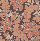 A-Street Prints Butterfield Burgundy Floral Wallpaper Revival Covers about 56.4 square feet Great Britain Unpasted 20.9-in repeat, drop match 20.5-in by 33-ft long roll - My Fabric Connection - A-Street Prints Butterfield Burgundy Floral Wallpaper Revival Covers about 56.4 square feet Great Britain Unpasted 20.9-in repeat, drop match 20.5-in by 33-ft long roll - My Fabric Connection -