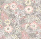 A-Street Prints Voysey Pink Floral Wallpaper Revival Covers about 60.8 square feet Great Britain Unpasted 25.25-in repeat, straight match 27-in by 27-ft long roll - My Fabric Connection - A-Street Prints Voysey Pink Floral Wallpaper Revival Covers about 60.8 square feet Great Britain Unpasted 25.25-in repeat, straight match 27-in by 27-ft long roll - My Fabric Connection -