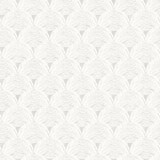 Chesapeake Santiago Grey Scalloped Wallpaper Sanibel Covers about 56.4 square feet United States Prepasted 20.5-in repeat, straight match 20.5-in by 33-ft long roll - My Fabric Connection - Chesapeake Santiago Grey Scalloped Wallpaper Sanibel Covers about 56.4 square feet United States Prepasted 20.5-in repeat, straight match 20.5-in by 33-ft long roll - My Fabric Connection -