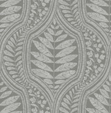 A-Street Prints Juno Dark Grey Grey Ogee Wallpaper Scott Living Covers about 56.4 square feet Great Britain Unpasted 20.8-in repeat, straight match 20.5-in by 33-ft long roll - My Fabric Connection - A-Street Prints Juno Dark Grey Grey Ogee Wallpaper Scott Living Covers about 56.4 square feet Great Britain Unpasted 20.8-in repeat, straight match 20.5-in by 33-ft long roll - My Fabric Connection -