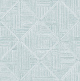 A-Street Prints Cade Teal Geometric Wallpaper Scott Living II Covers about 56.4 square feet Great Britain Unpasted 20.9-in repeat, straight match 20.5-in by 33-ft long roll - My Fabric Connection - A-Street Prints Cade Teal Geometric Wallpaper Scott Living II Covers about 56.4 square feet Great Britain Unpasted 20.9-in repeat, straight match 20.5-in by 33-ft long roll - My Fabric Connection -