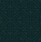 A-Street Prints Kachel Teal Geometric Wallpaper Scott Living II Covers about 56.4 square feet Great Britain Unpasted 20.9-in repeat, straight match 20.5-in by 33-ft long roll - My Fabric Connection - A-Street Prints Kachel Teal Geometric Wallpaper Scott Living II Covers about 56.4 square feet Great Britain Unpasted 20.9-in repeat, straight match 20.5-in by 33-ft long roll - My Fabric Connection -