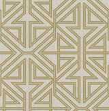 A-Street Prints Kachel Gold Geometric Wallpaper Scott Living II Covers about 56.4 square feet Great Britain Unpasted 20.9-in repeat, straight match 20.5-in by 33-ft long roll - My Fabric Connection - A-Street Prints Kachel Gold Geometric Wallpaper Scott Living II Covers about 56.4 square feet Great Britain Unpasted 20.9-in repeat, straight match 20.5-in by 33-ft long roll - My Fabric Connection -