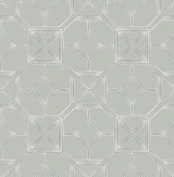 A-Street Prints Livia Grey Trellis Wallpaper Seychelles Covers about 56.4 square feet Great Britain Unpasted 10.4-in repeat, straight match 20.5-in by 33-ft long roll - My Fabric Connection -